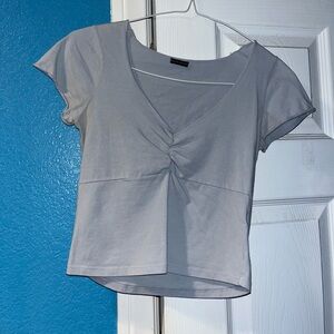brandy melville light blue top